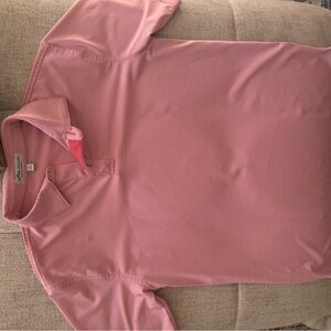 Peter Millar Pink and White Striped Button-Down Shirt